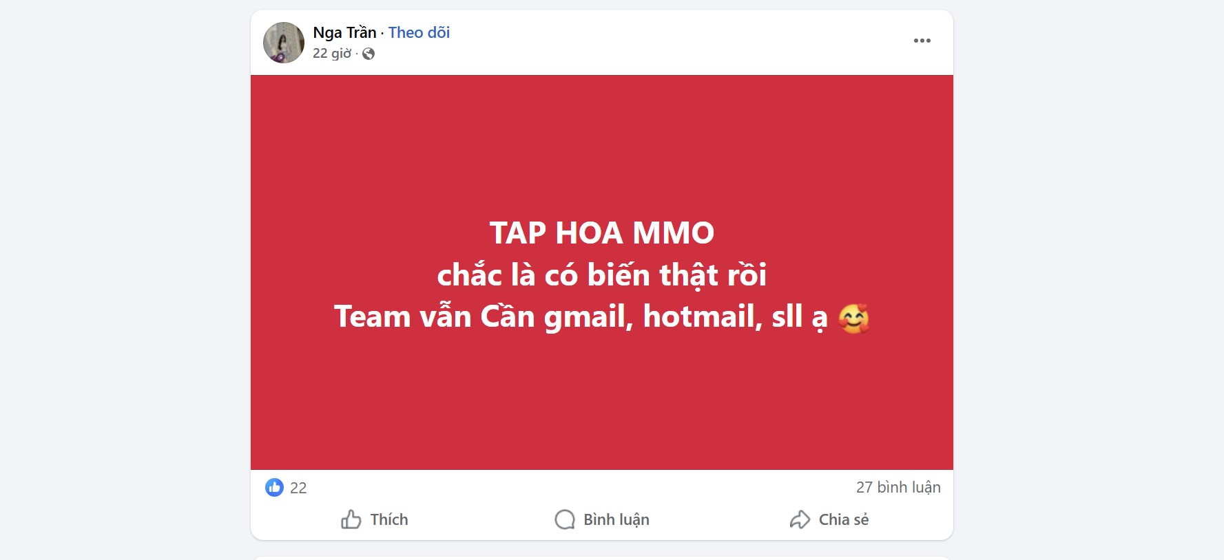 Cẩn thận với Tạp Hóa MMO (taphoammo.net) - Techlade