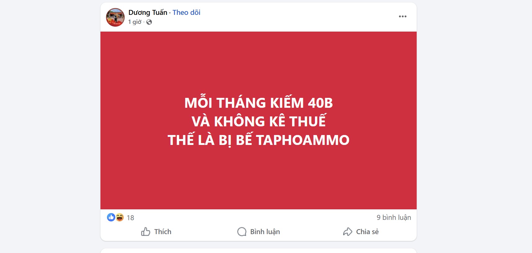 Cẩn thận với Tạp Hóa MMO (taphoammo.net) - Techlade