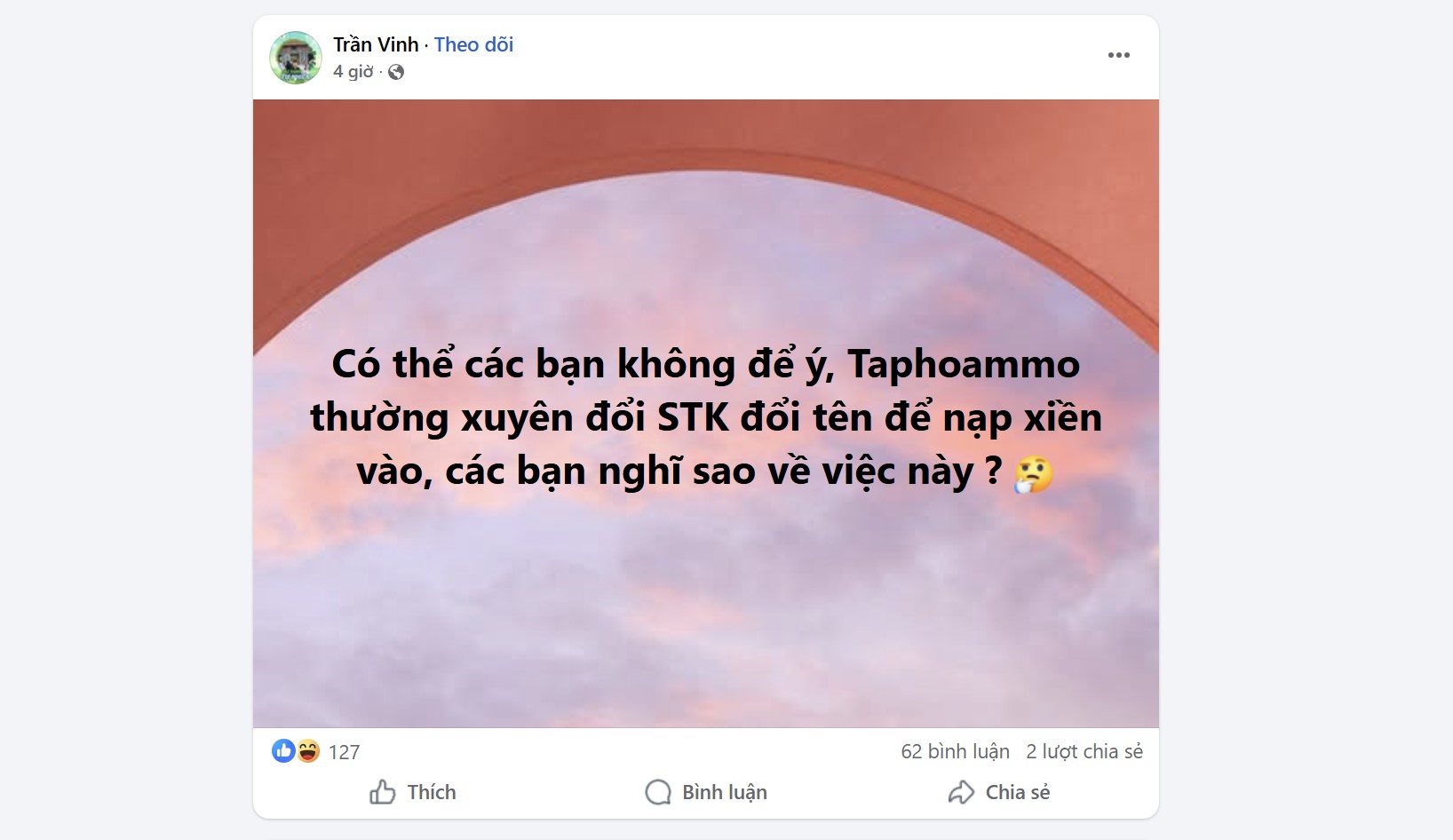 Cẩn thận với Tạp Hóa MMO (taphoammo.net) - Techlade